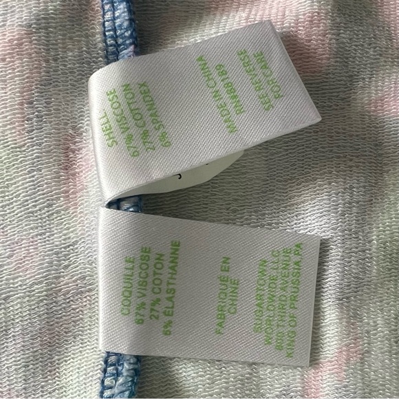 Lilly Pulitzer Joyce Indigo Exotic Escapade French Terry UPF 50 Knit Shift Dress - Picture 9 of 9